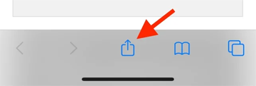 iOS Share Icon