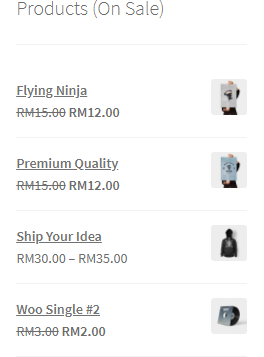 Products On Sale