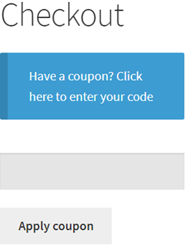 Promo Code Area